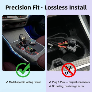 Lumière ambiante pour console centrale VENDAR pour BMW Série 3 G20 / Série 4 G22 2020-2023, lampe de remplacement LED pour l'intérieur de la voiture - Product Image 3