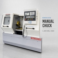 Tour CNC à 2 axes haute précision et haute performance CK6140 avec système de commande GSK
