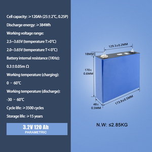 CATL Grade 3.2V 120Ah <b>Battery</b> <b>Cell</b> CATL 120A Prismatic Lithium <b>Battery</b> <b>Cells</b> for Solar Storage & Car Pack - Product Image 2