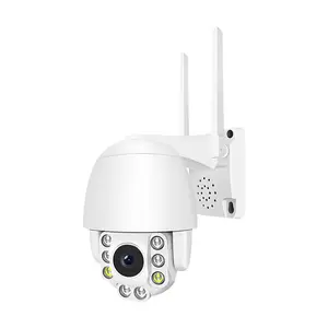 Caméra 5MP CamHi double WiFi 5X zoom optique panoramique-inclinaison 360 vue détection de forme humaine et suivi automatique caméra extérieure WiFi PTZ