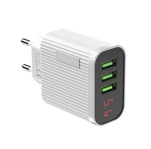 EU U.S. Standard 3-Port QC3.0 18W Fast Charger with Smart Digital Control and Short Circuit Protection for Cell Phones Laptops - Product Image 5