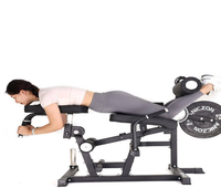 Machine à rallonger et à friser les jambes multifonction réglable à 6 positions, banc d'entraînement pour la salle de sport à domicile.