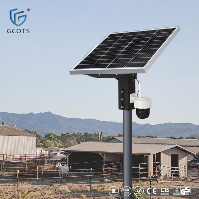 Solar 8MP Outdoor Security Camera with Dual Lens Wide Angle 180-Degree 4G SIM Support APP Control and Durable Die-Cast Aluminum