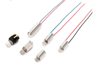 Moteur vibrant micro-électrique à cylindre brossé avec support pour téléphones portables et montres