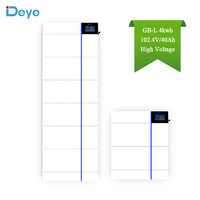 Baterai Surya Deye Baterai Lifepo4 Tegangan Tinggi 4kw 102.4v 40ah Gb-lm4.0 Baterai Lithium Bertumpuk