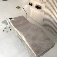 Tapis d'extension de cils personnalisé pour salon de beauté et spa, matelas orthopédique incurvé en mousse à mémoire de forme pour lit en velours à cils fins ondulés
