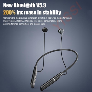 Auriculares TWS con baterías intercambiables B998, Auriculares deportivos para colgar en el cuello, ENC auriculares inalámbricos para juegos, novedad - Product Image 5