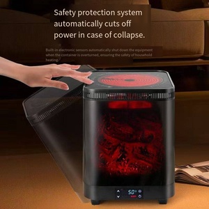 Giá rẻ xách tay Máy sưởi điện xách tay nóng và nấu ăn bếp 2000W điều khiển từ xa Máy sưởi điện cho mùa đông Sưởi ấm nhà - Product Image 3