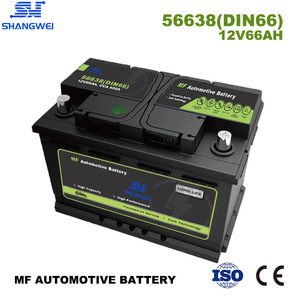 Batterie de voiture DIN56638 12V 66Ah scellée MF56638, batterie au plomb-acide automobile - Product Image 3