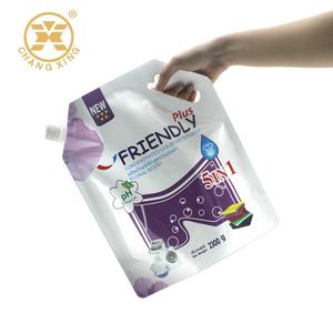 Yıkama sıvısı ambalaj deterjan doldurulabilir 1L 2L emzik kılıfı ambalaj çantası ile kap - Product Image 4