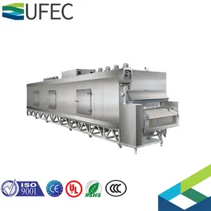 Industri iqf terowongan freezer freezer ledakan freezer iqf terowongan freezer untuk kentang goreng sayuran buah