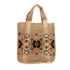 <span class=keywords><strong>Sac</strong></span> <span class=keywords><strong>fourre</strong></span>-<span class=keywords><strong>tout</strong></span> en paille tressée à la main printemps-été avec imprimé floral et papillon, <span class=keywords><strong>sac</strong></span> à main décontracté pour les vacances pour femmes et filles - Product Image 6