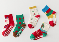 Chaussettes de Noël pour enfants, douces, chaudes, mignonnes, de haute qualité, pour les fêtes
