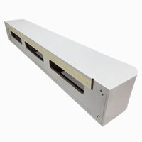 Meuble TV en bois Japandi beige R100 en gros, meuble TV de divertissement avec un grand espace de rangement