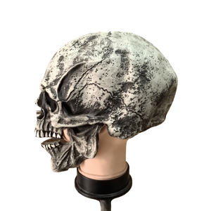 Máscara de fiesta de Halloween Máscara de látex de calavera móvil loca - Product Image 2