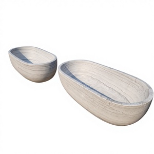 Bañera de piedra natural de granito, mármol y travertino - Product Image 6