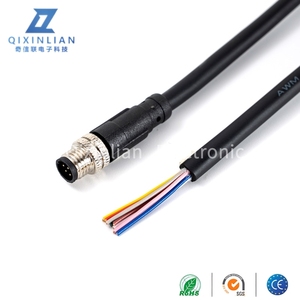 Không thấm nước M8 dây 5-Core hàng không cắm cáp chiều dài 20cm IP67/IP68 ren kết nối - Product Image 4