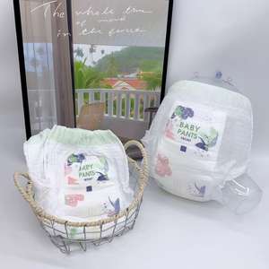 Beste kwaliteit premium hoog absorberende wegwerpluiersbroekjes voor baby's met 3D lekpreventie, groothandelsprijs uit <span class=keywords><strong>China</strong></span> fabriek - Product Image 1