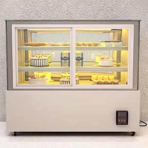 Réfrigérateur de présentation de gâteaux, réfrigérateur domestique avec porte en verre, vitrine réfrigérée, réfrigérateur commercial, congélateur - Product Image 6