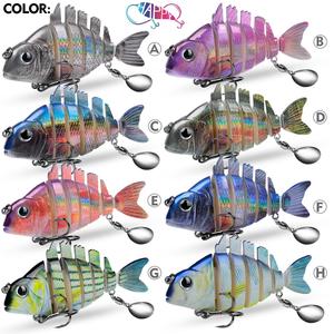 9cm 24.6g 15 Couleurs Multi Joint Leurre Dur Appât <span class=keywords><strong>De</strong></span> Pêche Swimbait Shore Casting Leurre Dur Basse Appât 6 Segmenté Leurres <span class=keywords><strong>De</strong></span> Pêche - Product Image 4
