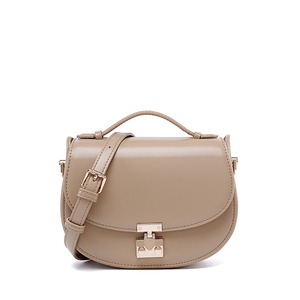 Bolso Bandolera de Cuero PU Gris para Mujer, Diseño Minimalista, Cierre con Solapa, Impermeable, Gran Capacidad, Moda para Todas las Temporadas - Product Image 1
