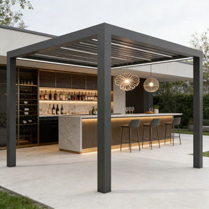 Tingmeihaoting Hot Sale <span class=keywords><strong>5x5</strong></span> Metalen Tuinpaviljoen, Vrijstaand, Optioneel in Bulk, Slimme Gazebo - Product Image 2