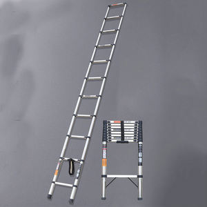 Échelle télescopique <span class=keywords><strong>en</strong></span> alliage d'aluminium, échelle portable rétractable à articulation simple <span class=keywords><strong>en</strong></span> bambou, à vendre - Product Image 2