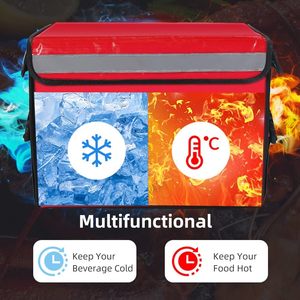 Bolsa de entrega de alimentos aislada comercial con divisor, bolsa de <span class=keywords><strong>catering</strong></span> impermeable y plegable, entregas de alimentos, bolsas de pizza de entrega 12 - Product Image 2