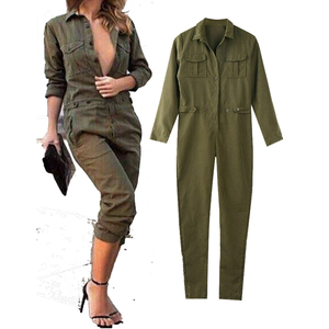 Mono de manga larga para mujer con ajuste a medida para boutique y pedidos al por mayor mono de manga larga de diseño personalizado para mujer - Product Image 6