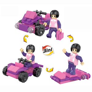 COGO trẻ em 16 phong cách 3 trong <span class=keywords><strong>1</strong></span> DIY xây dựng gạch Đồ chơi giáo dục DIY Lắp ráp khối xây dựng bộ - Product Image 5