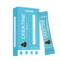 Ausreson Pré-Entraînement : Créatine Monohydrate Pure en Gelée, Boisson Liquide Électrolytique, Poudre de Créatine pour Booster l'Énergie