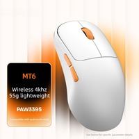 Souris de jeu personnalisée ODM/OEM de l'usine du Guangdong, avec puce PAW3950 30000 DPI 8Khz Nordic 52840, sans fil, tri-mode, pour le jeu et l'e-sport
