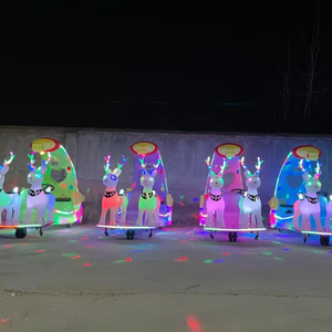 2025 luces LED <span class=keywords><strong>de</strong></span> Control remoto <span class=keywords><strong>de</strong></span> plástico duradero más atractivo Star Moon Elk parachoques coche instalaciones <span class=keywords><strong>de</strong></span> entretenimiento alquiler comercial - Product Image 2