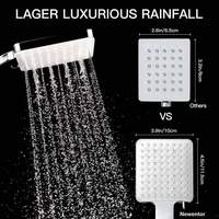Pommeau de douche à main en plastique ABS prix d'usine en Chine pour accessoires de robinet de salle de bain