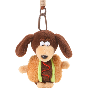 Llavero de peluche de Dachshund adorable al por mayor, colgante suave para bolso con diseños variados: Abeja, Perrito, Chef, para regalos infantiles - Product Image 1