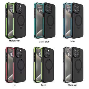 Nuova custodia impermeabile con supporto magnetico a 360° e ricarica wireless, antipolvere, per iPhone 17 16 15 14 Pro Max, disponibile, completamente sigillata - Product Image 3