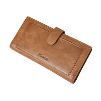 Marque Designer Long sac à main hommes en cuir véritable RFID portefeuille multifonction grande capacité voyage porte-cartes avec Logo personnalisé