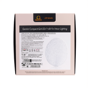Lampadina LED Gemini Compacta Gx53 da 7W per illuminazione interna - Product Image 2