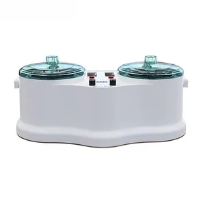 Professione Doppio vaso di cera terapia macchina/Riscaldatore Della Cera di Rimozione Dei Capelli cera calda melt pot/pot Paraffina Riscaldatore Della Cera più caldo Depilatoria