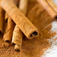 Poudre de cannelle de Ceylan de qualité alimentaire sauvage avec pépites de poivre, baies d'aubépine, poudre de racine de betterave, curcuma et curcumine