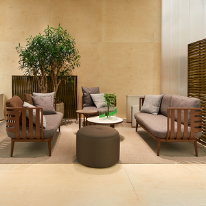 KHÁCH SẠN biệt thự Hợp kim nhôm sofa khu nghỉ mát hồ bơi giải trí đồ nội thất đặt ngoài trời Patio vườn Kim loại sofa - Product Image 4