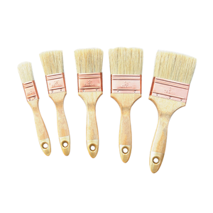 Ensemble de pinceaux à <span class=keywords><strong>peinture</strong></span> vernis transparent, différentes tailles, poils en nylon, peintures à l'huile, acryliques, <span class=keywords><strong>peinture</strong></span> murale, manche en bois - Product Image 5