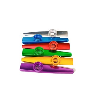 Outils musicaux Orff, pipe soufflée, <span class=keywords><strong>kazoo</strong></span> métallique coloré, <span class=keywords><strong>instrument</strong></span> de musique - Product Image 2