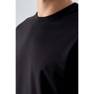 Sudadera Básica para Hombre de Algodón Negro con Textura Suave y Corte Estándar - 88363 - Negro - Product Image 3