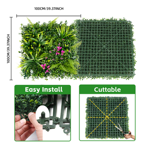 Pannello di Erba Artificiale Verde 50x50cm 20x20" per Progetti Commerciali di Paesaggistica e Terrazze - Product Image 6
