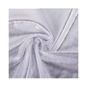 Matte Shine Lustre Đàn Hồi 4 Way Stretch Nylon Spandex <span class=keywords><strong>Dots</strong></span> <span class=keywords><strong>Scuba</strong></span> Foil Vải Satin - Product Image 1