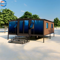 Maison conteneur mobile modulaire japonaise WinFair 20 pieds sur remorque pour habitation / Casa Container / Villa de villégiature