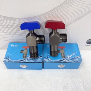 Válvula angular de latón de alto flujo con rosca de 1/2 pulgada para agua caliente, fría y gas, para calentador de agua - Product Image 4