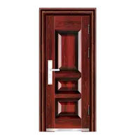 Modern Front Safety Entry Single Door Entrance Steel Interior Security Exterior Other Doors for Home