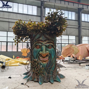 Installations de parcs d'attractions Plantes animatroniques grandeur nature Arbre anthropomorphe animé pour la décoration de parcs à thème - Product Image 6